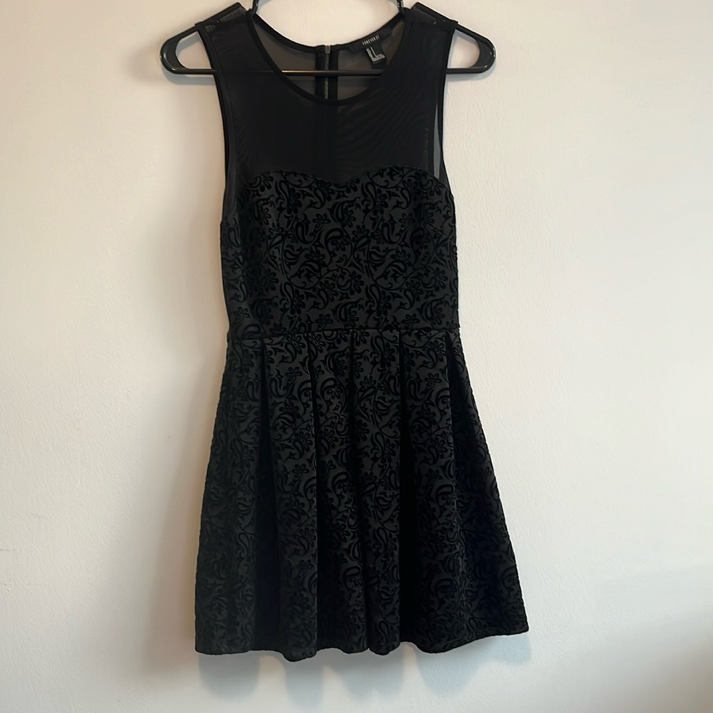 Little Black Dress with sheer back